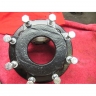 Lancia Flavia rear wheel hub, stuts, nut rings & lock rings